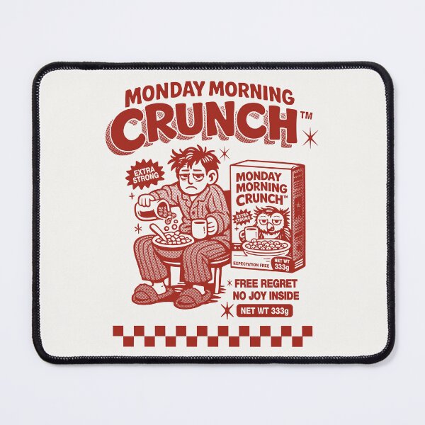 Item preview, Monday Morning Crunch Funny Cereal designed and sold by CamaleonDesigns.