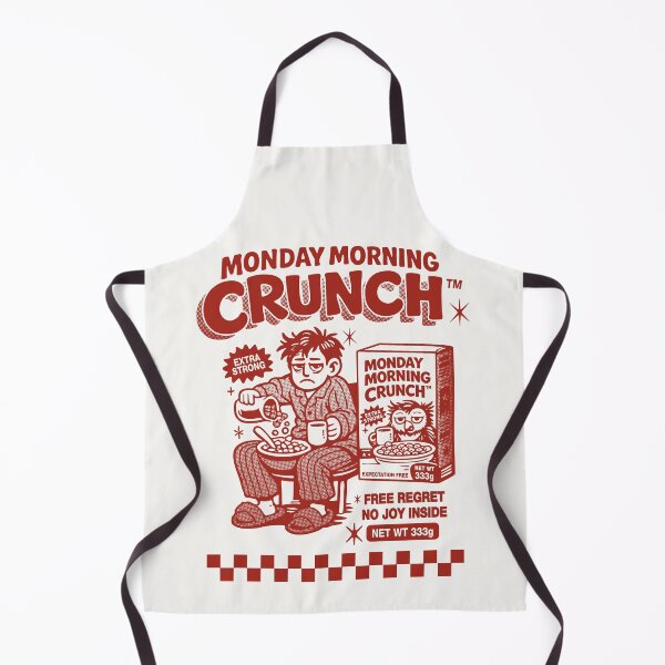 Item preview, Monday Morning Crunch Funny Cereal designed and sold by CamaleonDesigns.