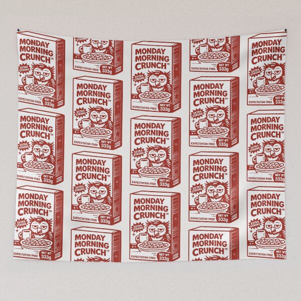 Item preview, Monday Morning Crunch Funny Cereal designed and sold by CamaleonDesigns.