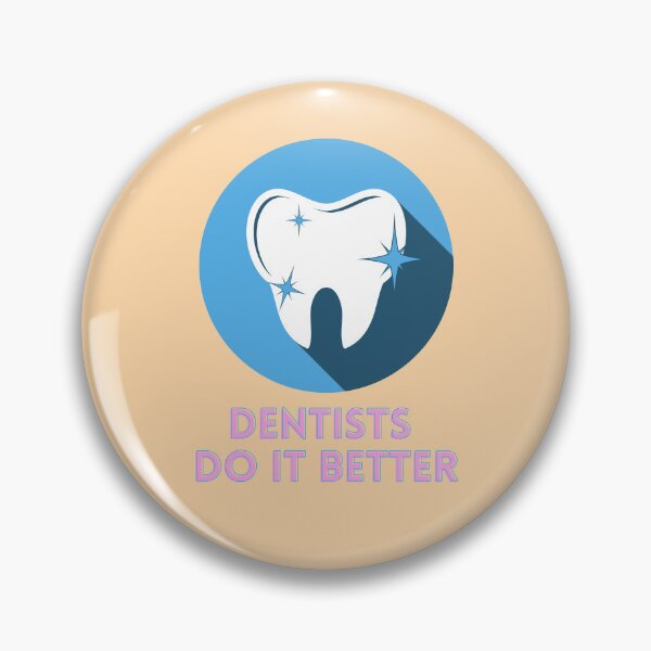 Item preview, Dentists Do It Better – Funny Dentist Quote with Tooth Illustration Frame designed and sold by DesignsVault.