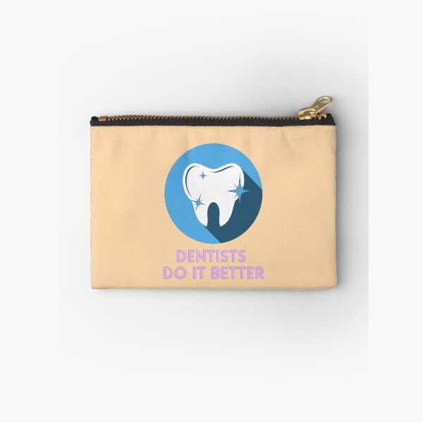Item preview, Dentists Do It Better – Funny Dentist Quote with Tooth Illustration Frame designed and sold by DesignsVault.