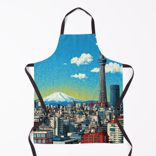 Item preview, Tokyo Pop Art – Skytree & Mount Fuji designed and sold by SkylineVistas Designs.