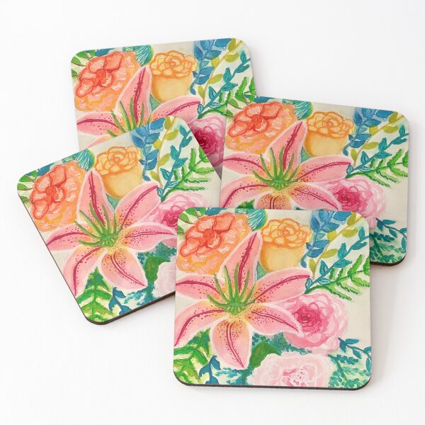 Item preview, Flower Bouquet with Flowing Leaves  designed and sold by CuteBlessing.