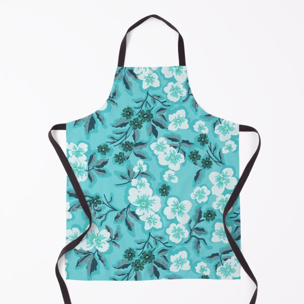 Item preview, Sunlit Petals-Monochrome Sky Blue Aura Harmony designed and sold by Fabricatemyart.