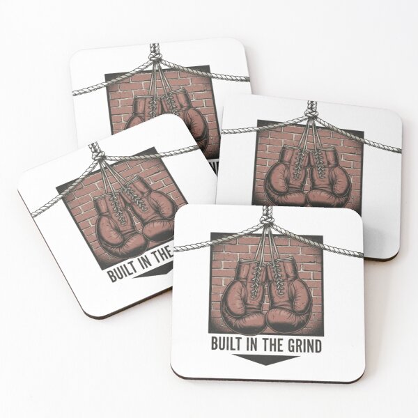 Item preview, BUILT IN THE GRIND – Vintage Boxing Gloves Gym Training Design designed and sold by BuiltByDiscipline.