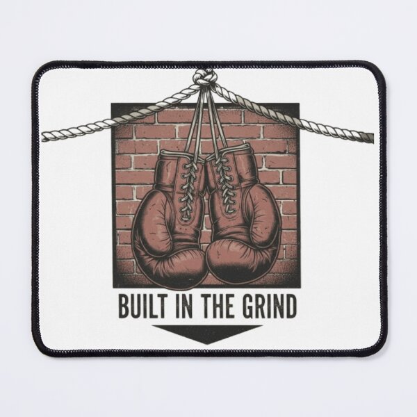 Item preview, BUILT IN THE GRIND – Vintage Boxing Gloves Gym Training Design designed and sold by BuiltByDiscipline.