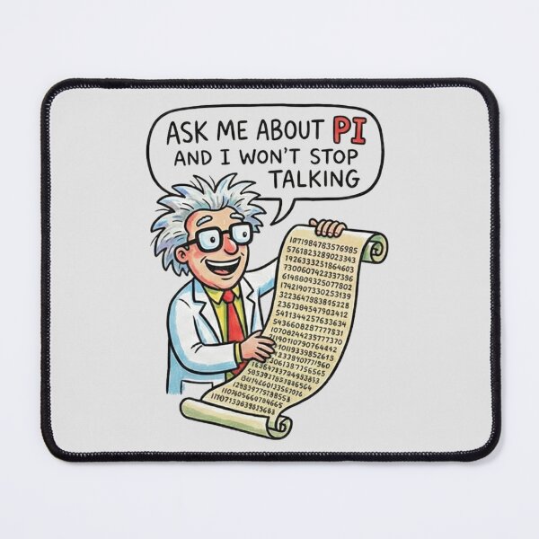 Item preview, Ask Me About Pi and I Won’t Stop Talking – Funny Pi Day Math Teacher designed and sold by Majnon8bp.