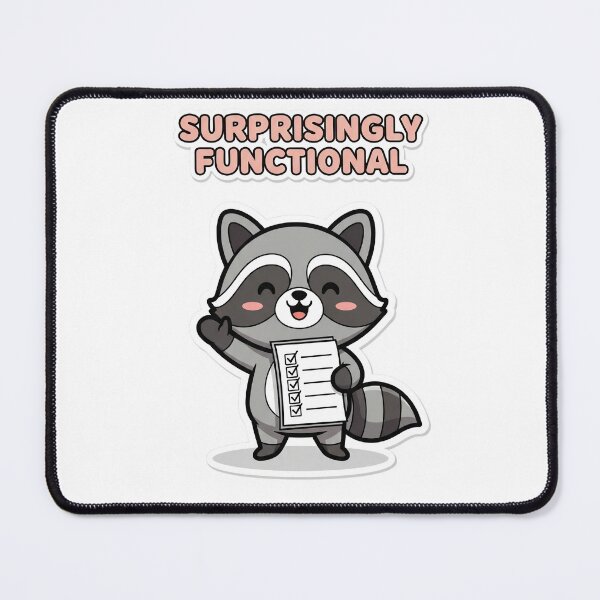 Item preview, Surprisingly Functional - Cute Raccoon designed and sold by artaipix.
