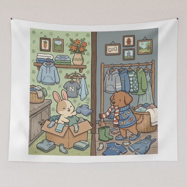 Item preview, Cozy Closet Swap Adventure designed and sold by AbstractAuraArt.