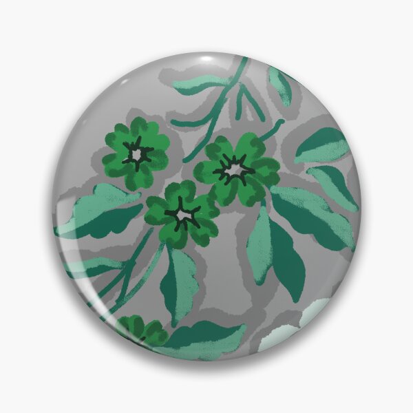 Item preview, Sunlit Petals-Silver Gray-Jade Forest designed and sold by Fabricatemyart.