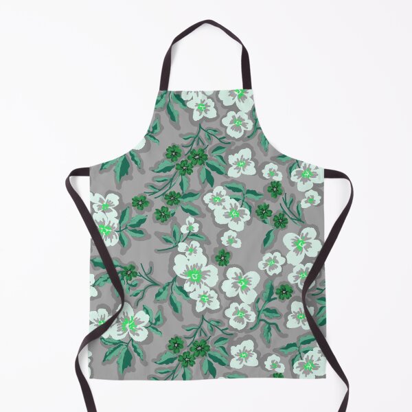 Item preview, Sunlit Petals-Silver Gray-Jade Forest designed and sold by Fabricatemyart.