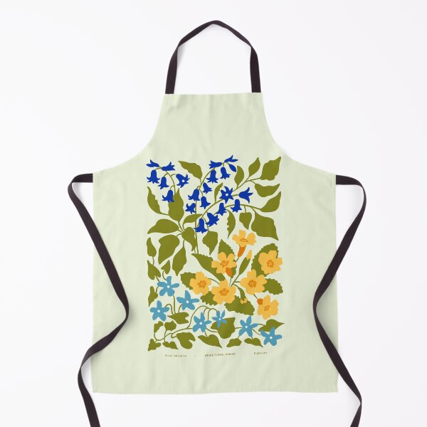 Item preview, Fleurs jaunes et bleues designed and sold by ArtPlus+.