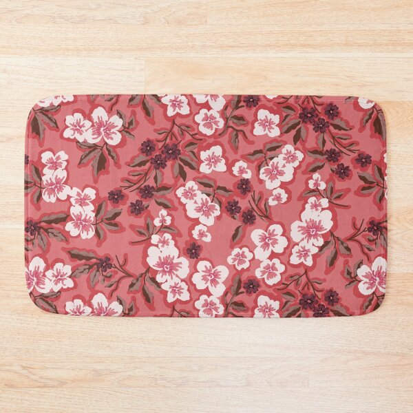Item preview,  Sunlit Petals-Monochrome Rosy Red Harmony designed and sold by Fabricatemyart.