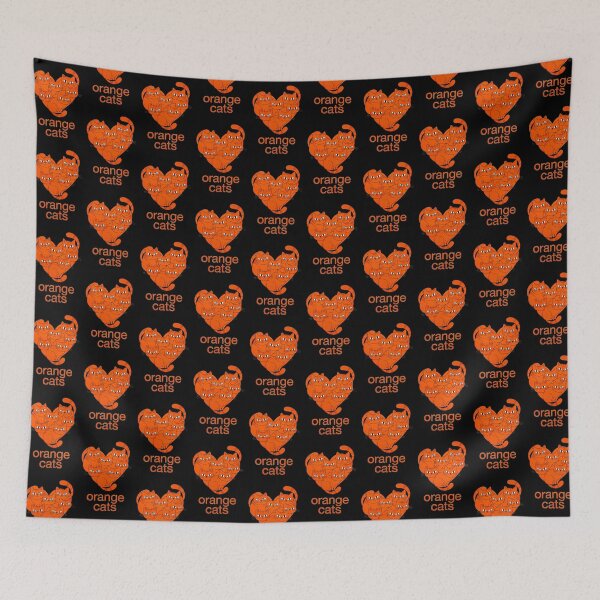 Item preview, Heart Orange Cats - Orange Cat Love 3 /4 designed and sold by Beachy.