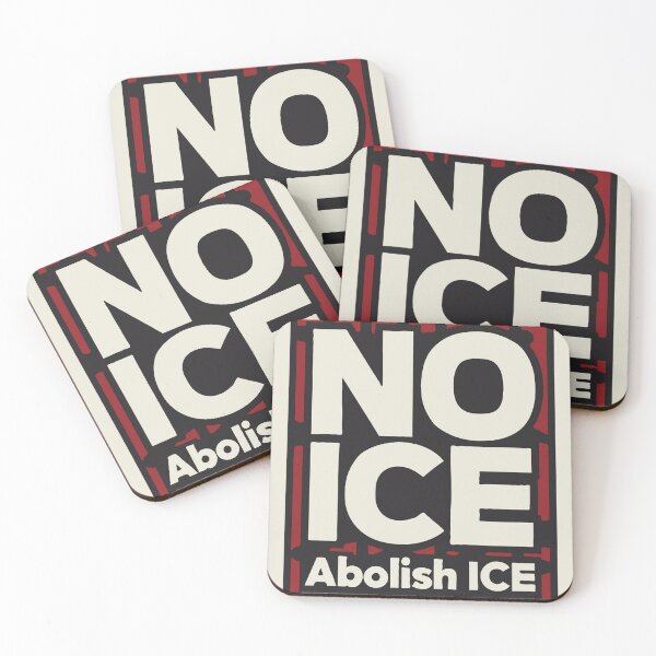 Item preview, NO ICE – Activist Sticker | Protest, Abolish ICE, Human Rights designed and sold by RedStreamStudio.