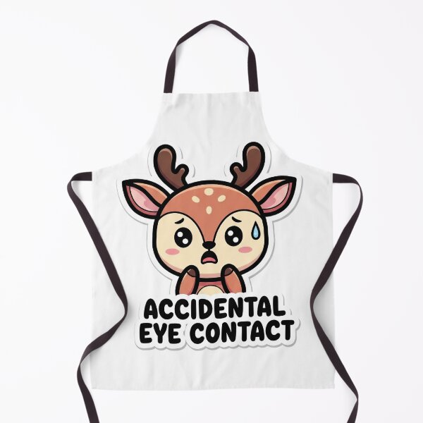 Item preview, Accidental Eye Contact - Cute Deer designed and sold by artaipix.