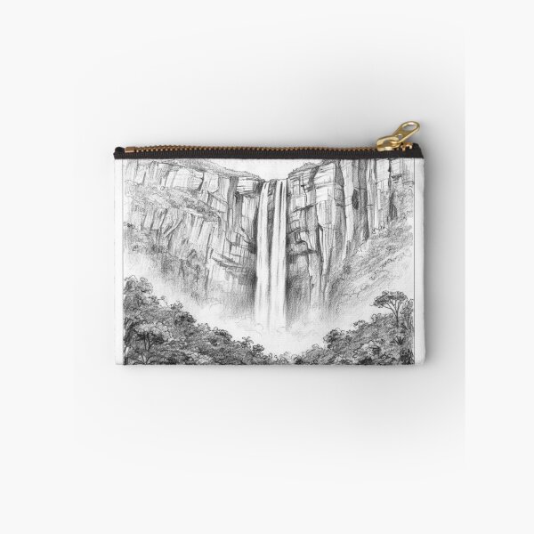 Item preview, Artistic sketch based on a photo I took at Angel Falls, Venezuela designed and sold by venezuelaprintglobal.