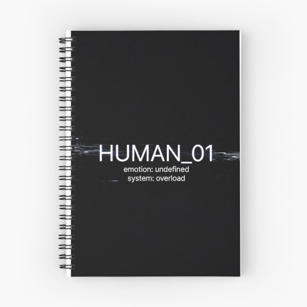 Item preview, Human_01 – System Overload Minimalist Cyberpunk Typography Design designed and sold by RMProject.