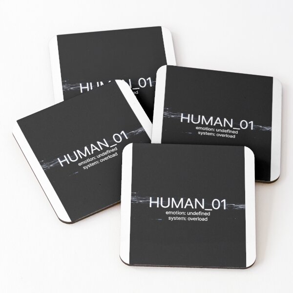 Item preview, Human_01 – System Overload Minimalist Cyberpunk Typography Design designed and sold by RMProject.