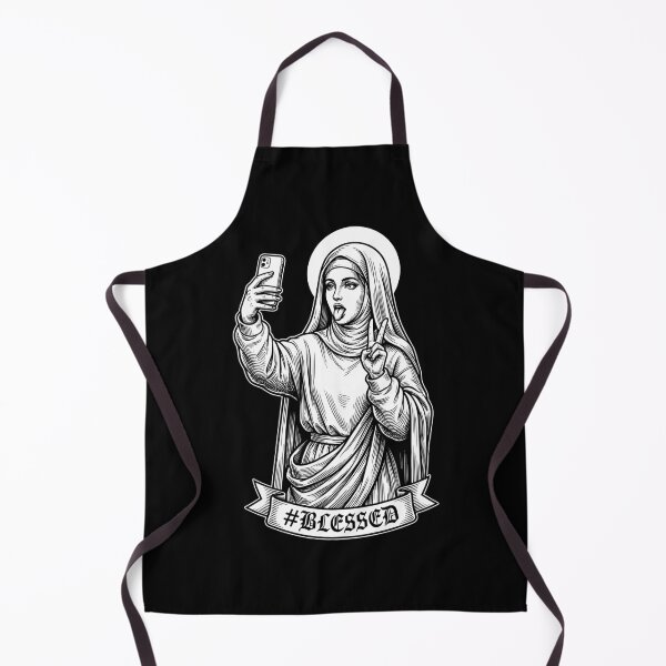 Item preview, Blessed Mary Selfie Funny Social Media Satire designed and sold by WAMTEES.
