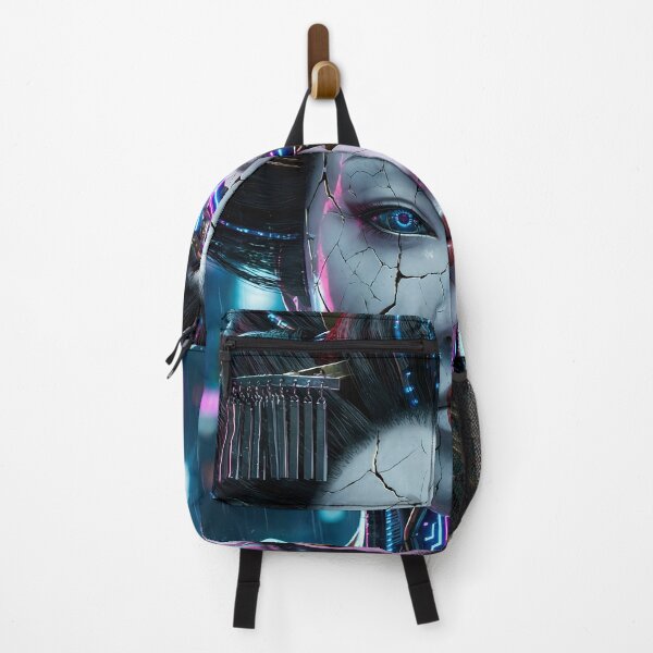 Item preview, Neo Kyoto Geisha - Cyberpunk Android Mask designed and sold by Neon Nature Studio.