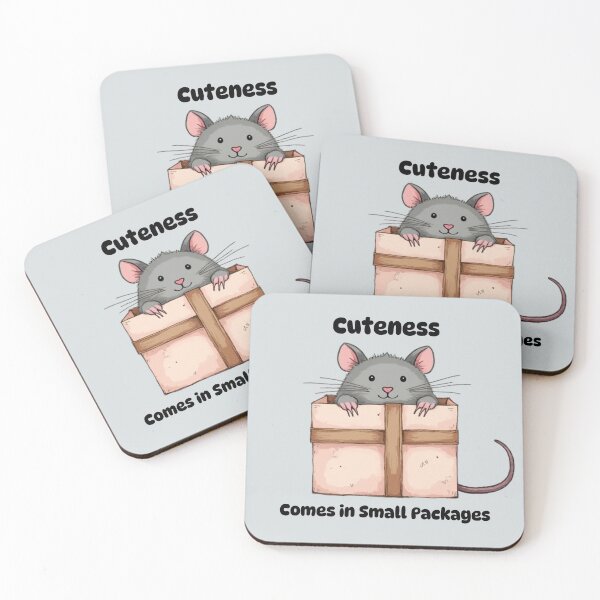 Item preview, Cuteness Comes in Small Packages Pet Rat designed and sold by Sachie's Studio.
