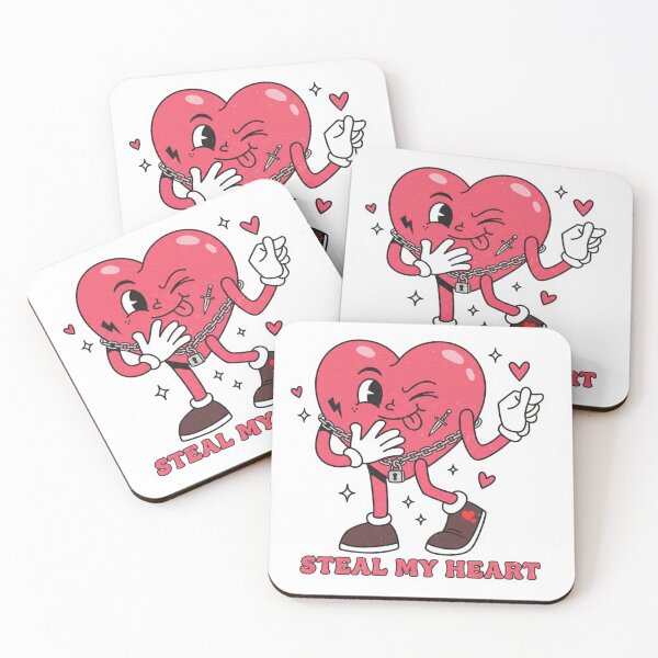 Item preview, Retro Heart Bandit Steal My Heart designed and sold by ValeriValera.