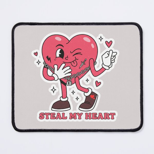 Item preview, Retro Heart Bandit Steal My Heart designed and sold by ValeriValera.