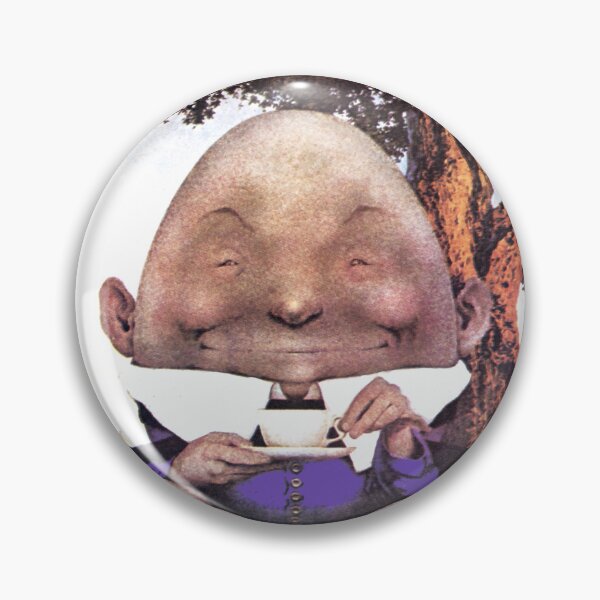 Artikelvorschau, Humpty Dumpty trinkt Tee entworfen und verkauft von GrayHareCards.