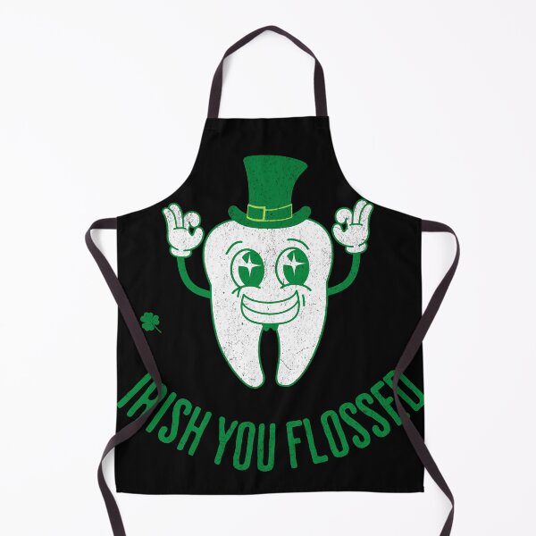 Item preview, Irish You Flossed St Patricks Day Dental Tooth Dentist Humor designed and sold by UniTeeCo.