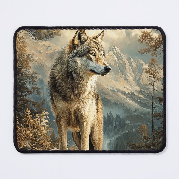 Item preview, Wolf in mountains designed and sold by PetsArt.