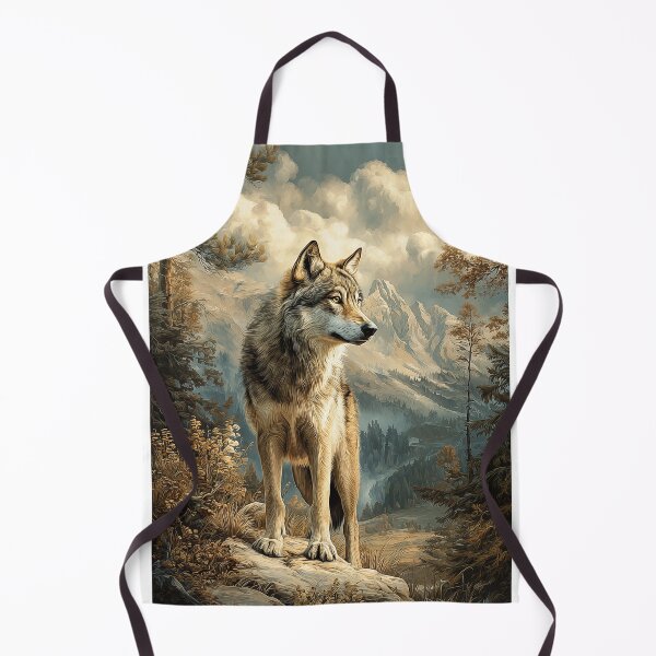 Item preview, Wolf in mountains designed and sold by PetsArt.