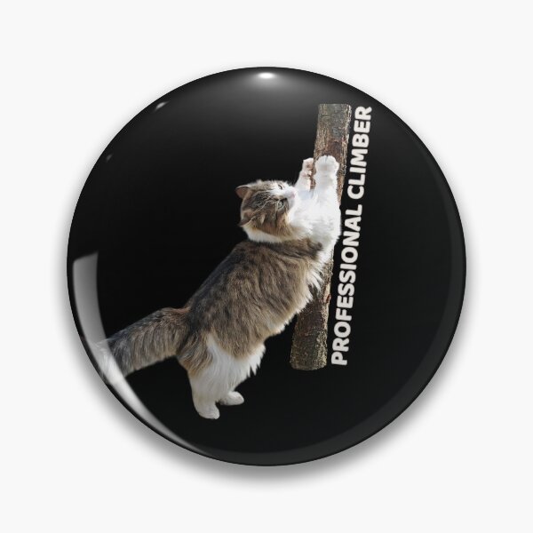 Item preview, Professional Climber – Funny Cat Tree Climbing Design designed and sold by MB-CatPrints.
