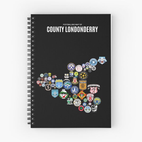 Item preview, Mens Footballing Map of Londonderry designed and sold by Footy-Maps.