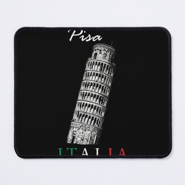 Item preview, Leaning Tower of Pisa Italy Vintage Travel Landmark designed and sold by WHConwayDesigns.