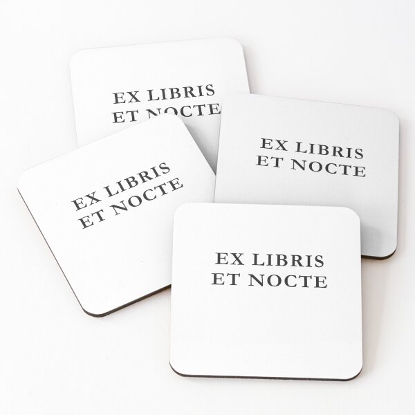 Item preview, Ex Libris et Nocte Latin Dark Academia Literary Text Design designed and sold by semenol.