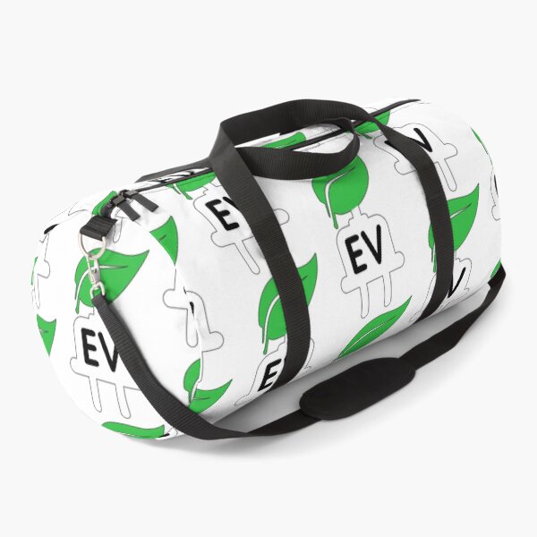 Item preview, Ev plug green Leaf Decal vinyl for electric vehicle car designed and sold by ramwebroom.