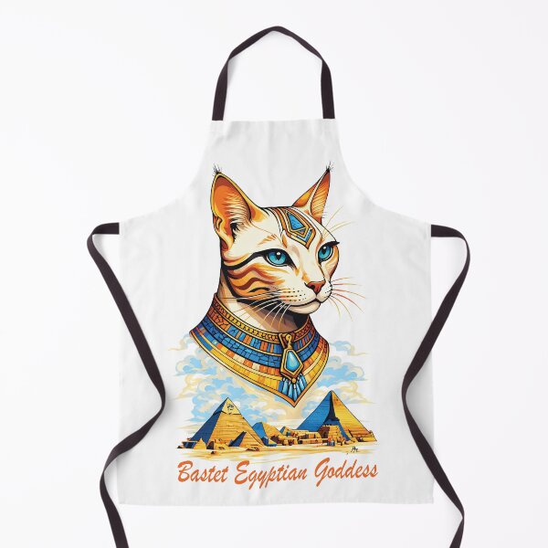 Item preview, Golden Pharaoh Cat: The Divine Bastet Goddess of Egypt | Ancient Egypt Art designed and sold by GulfSignature.