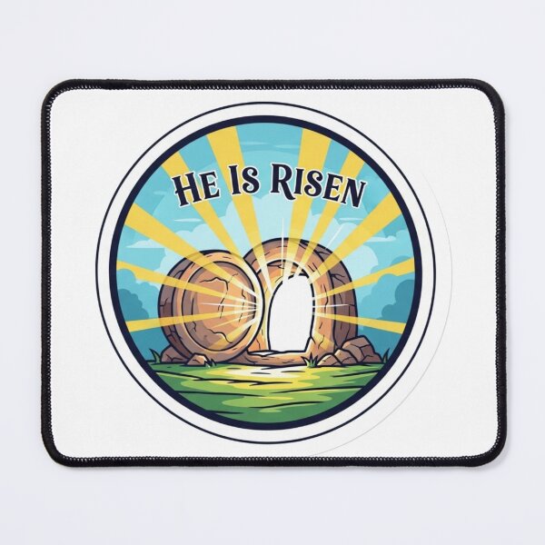 Item preview, He Is Risen Indeed Easter Faith Sticker designed and sold by Illustrated Faith.