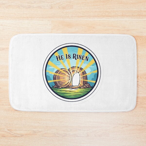 Item preview, He Is Risen Indeed Easter Faith Sticker designed and sold by Illustrated Faith.