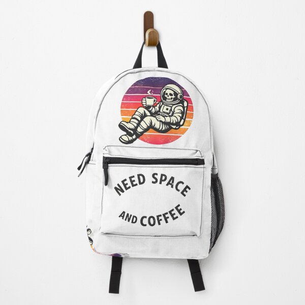 Item preview, Need Space And Coffee Skeleton Astronaut Morning Humor designed and sold by LSphere Art.