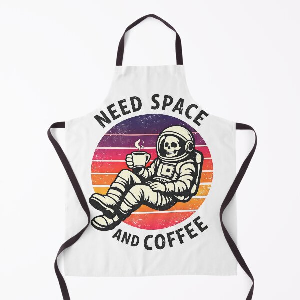 Item preview, Need Space And Coffee Skeleton Astronaut Morning Humor designed and sold by LSphere Art.