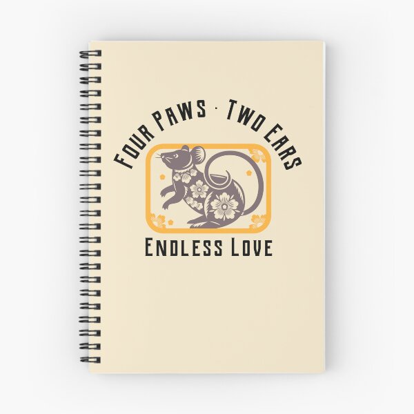 Item preview, Four Paws Two Ears Endless Love Pet Rat designed and sold by Sachie's Studio.
