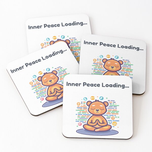 Item preview, Zen Developer Bear Meditation Coding designed and sold by MAGEditions.