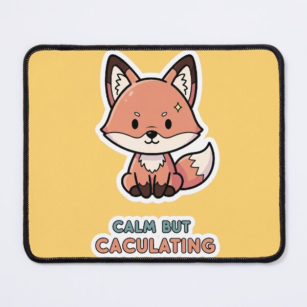 Item preview, Calm But Calculating - Cute Fox designed and sold by artaipix.