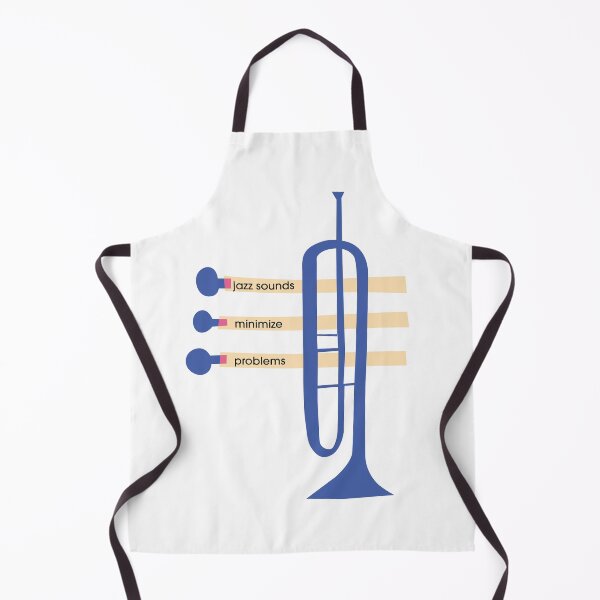 Item preview, Funny Jazz Trumpet - Jazz Sounds Minimize Problems Quote designed and sold by PhokaPhokich.