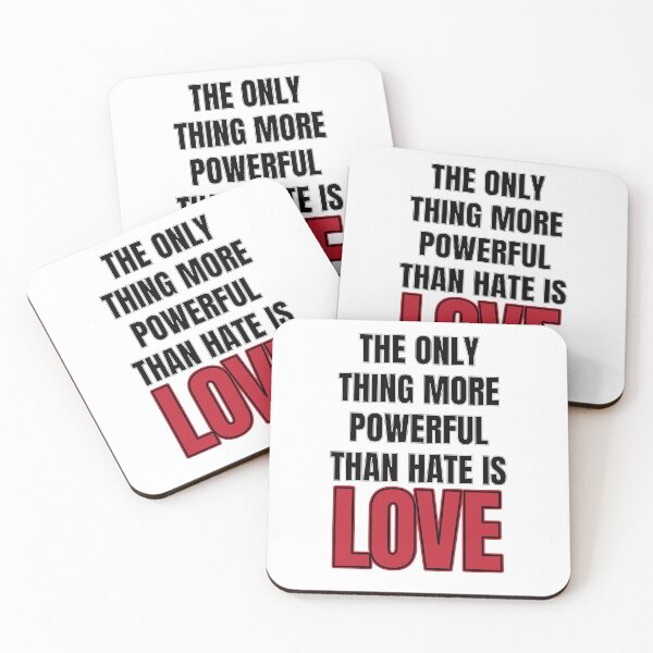 Item preview, The Only Thing More Powerful Than Hate is Love designed and sold by medadesign.
