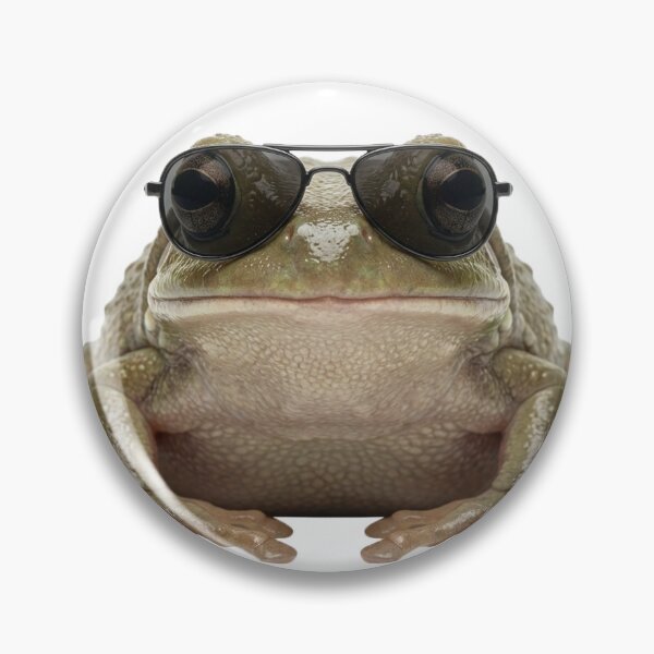 Item preview, Funny Cool Frog Wearing Black Sunglasses designed and sold by medadesign.