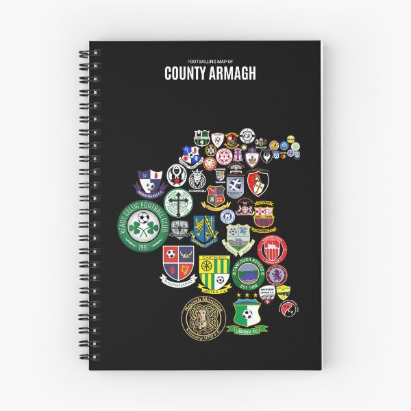 Item preview, Mens Footballing Map of County Armagh designed and sold by Footy-Maps.