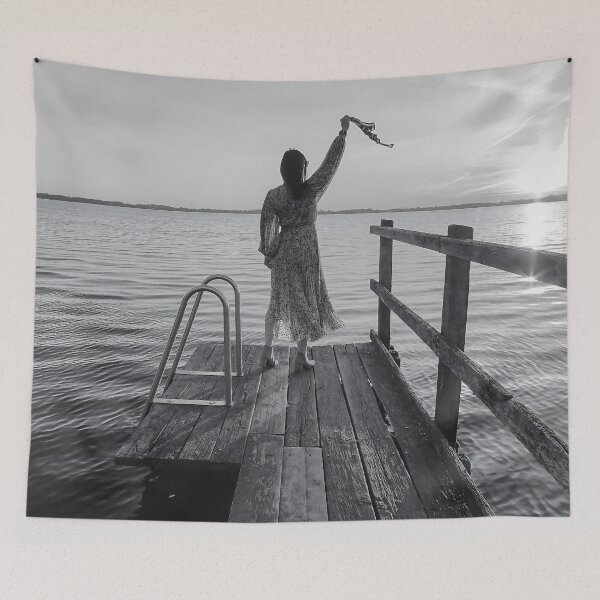 Item preview, The Silent Shore – Monochrome designed and sold by StillnessInDecay.